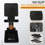WeCool T2 Foldable and Portable Tabletop Mobile Stand with Stable Base,Height and View Angle Adjustable Phone Stand,Ideal Mobile Holder for Smartphones,Tablets, Kindles - Image 5