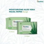 Himalaya Moisturising Aloe Vera Facial Wipes, 25 Count - Image 8
