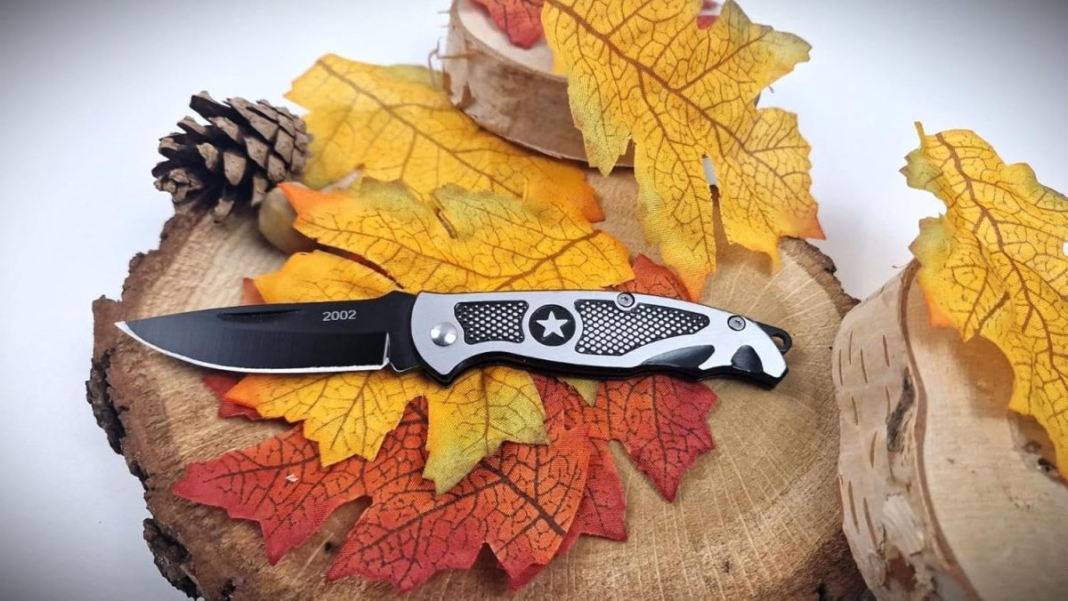 HOME BUY Star Shield Foldable Knife (Manual) For Kitchen, Home,Travel and Office Tool Carbon Steel pack of 1 (PACK OF 1) - Image 2