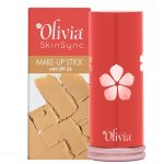 Olivia Skinsync Makeup Stick with SPF 25 | 007 White Candy | Waterproof & Sweatproof Foundation Stick with Inbuilt Moisturizer | Smooth Natural Finish | Evens Skin Tone, Covers Spots & Blemishes | 15g - Image 6
