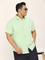 Thomas Scott Mens | Half Sleeve | Checks | Regular Fit Plus Size | 100% Cotton | Spread Collar | Casual Shirts (Available in Plus Size) - Image 6