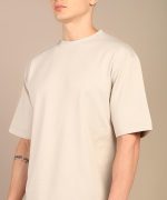 Alan Jones Clothing Men's Oversized Solid T-Shirt | Premium Heavy Fabric | Crew Neck Casual Wear - Image 5