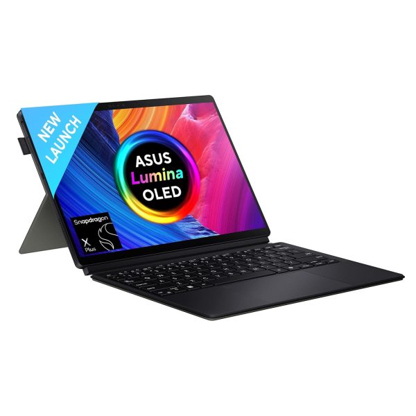 ASUS ProArt PZ13, 13.3" Touch Screen 3K OLED, Snapdragon X Plus, (16GB RAM/1TB SSD/Qualcomm Adreno iGPU/Windows 11/M365 Basic (1Year)*/Office Home 2024/Nano Black/0.85 Kg), HT5306QA-LX402WS
