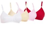 SOUMINIE - 100% Cotton Bra - Non-Padded - Minimizer - Full Coverage - Wireless Seamed Bra