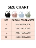 PLUMBURY Polyamide Women's Seamless Padded High Support Front Zip Cross Back Sports Bra - Image 4