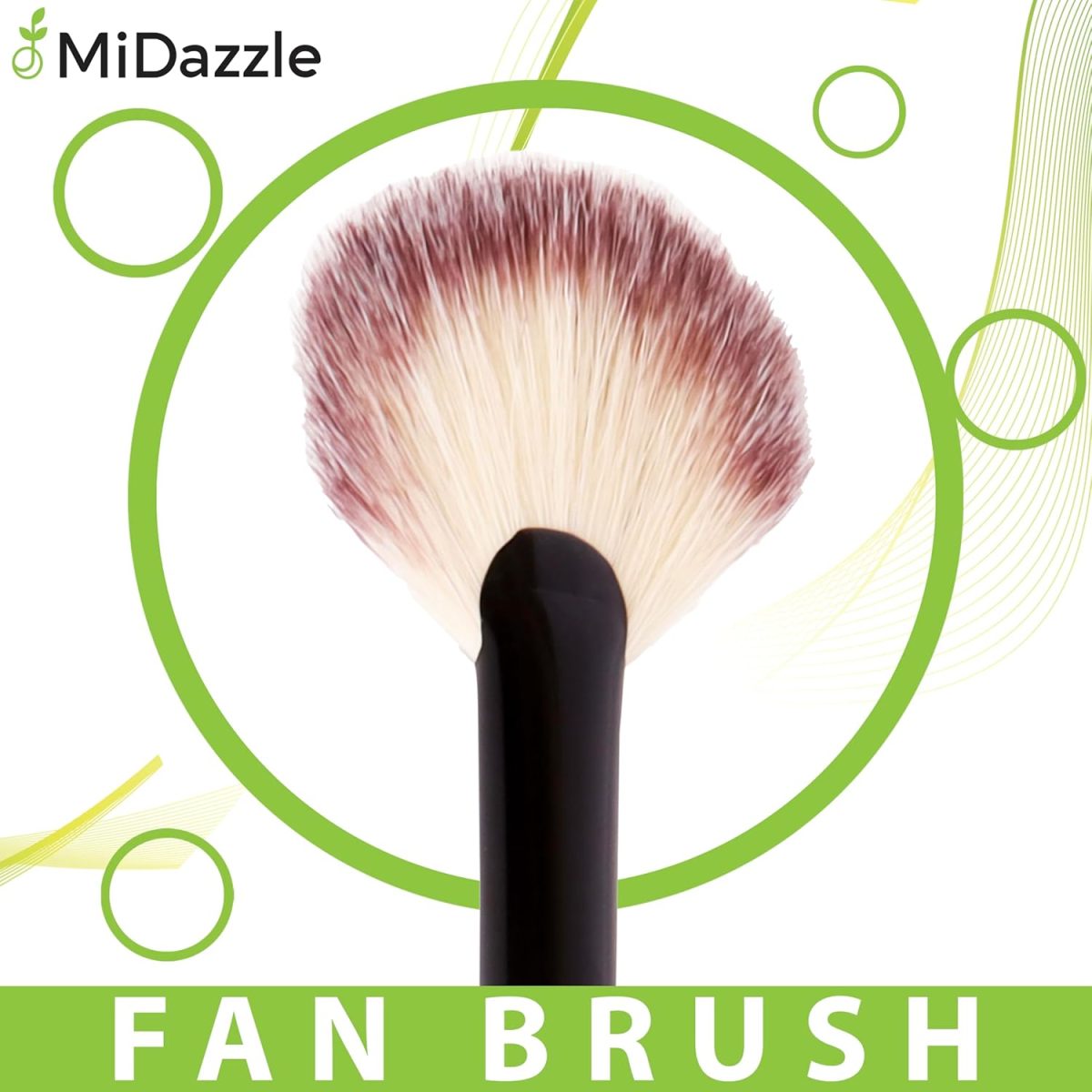 Midazzle Professional Fan Brush (MIMB00407) - Image 3