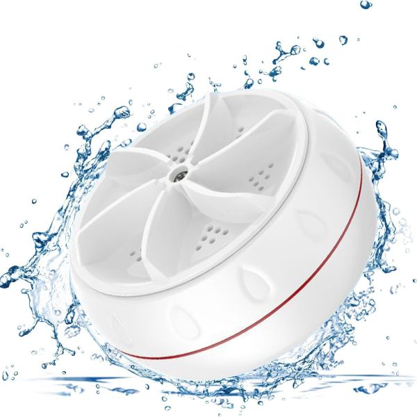 ZAHIRA ENTERPRICE Mini Washing Machine Turbine Washing Machine Washing Machine Door Hinge UlTrAsOnIc Lightweight Turbo Washer with USB Cable for Home Camping DoRmS Business College Rooms TR1