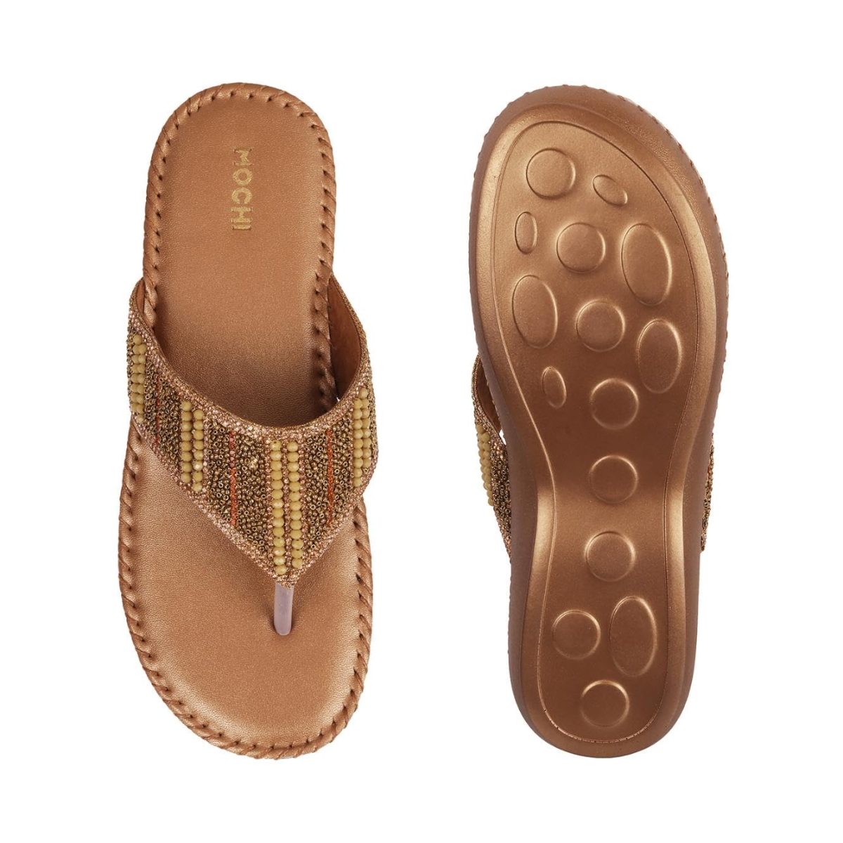 Mochi Women Ethnic and Comfortwear Chappal - Image 8
