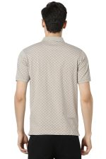 Peter England Men's Cotton Regular Fit All Over Printed T-Shirt | Rich - Image 3