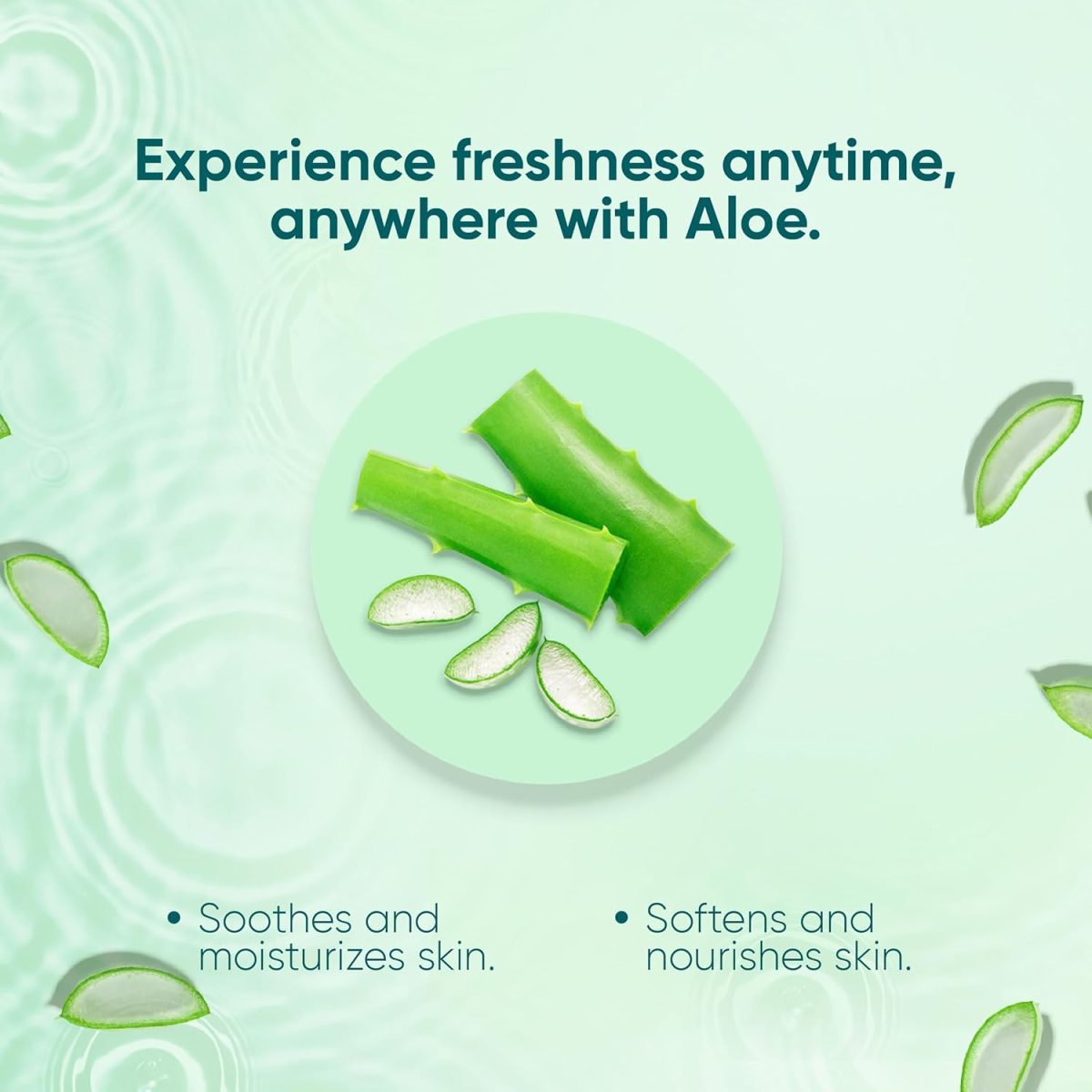 Himalaya Moisturising Aloe Vera Facial Wipes, 25 Count - Image 3