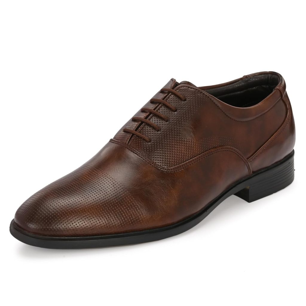 Centrino Men's Formal |Business Casual Lace-Up Derby Dress Shoes | Comfort, Style and Durability for Professional or Formal Wear (6520)