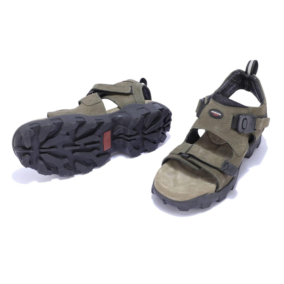 Woodland Men Olive Comt Floaters - Image 4