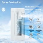 CLUB BOLLYWOOD® Portable Air Conditioner USB Evaporative Air Cooler Fan for Home & Garden | Home Improvement | Heating, Cooling & Air | 1 Mini Air Conditioning Fan | 1 Manual | 1 USB Cable - Image 8