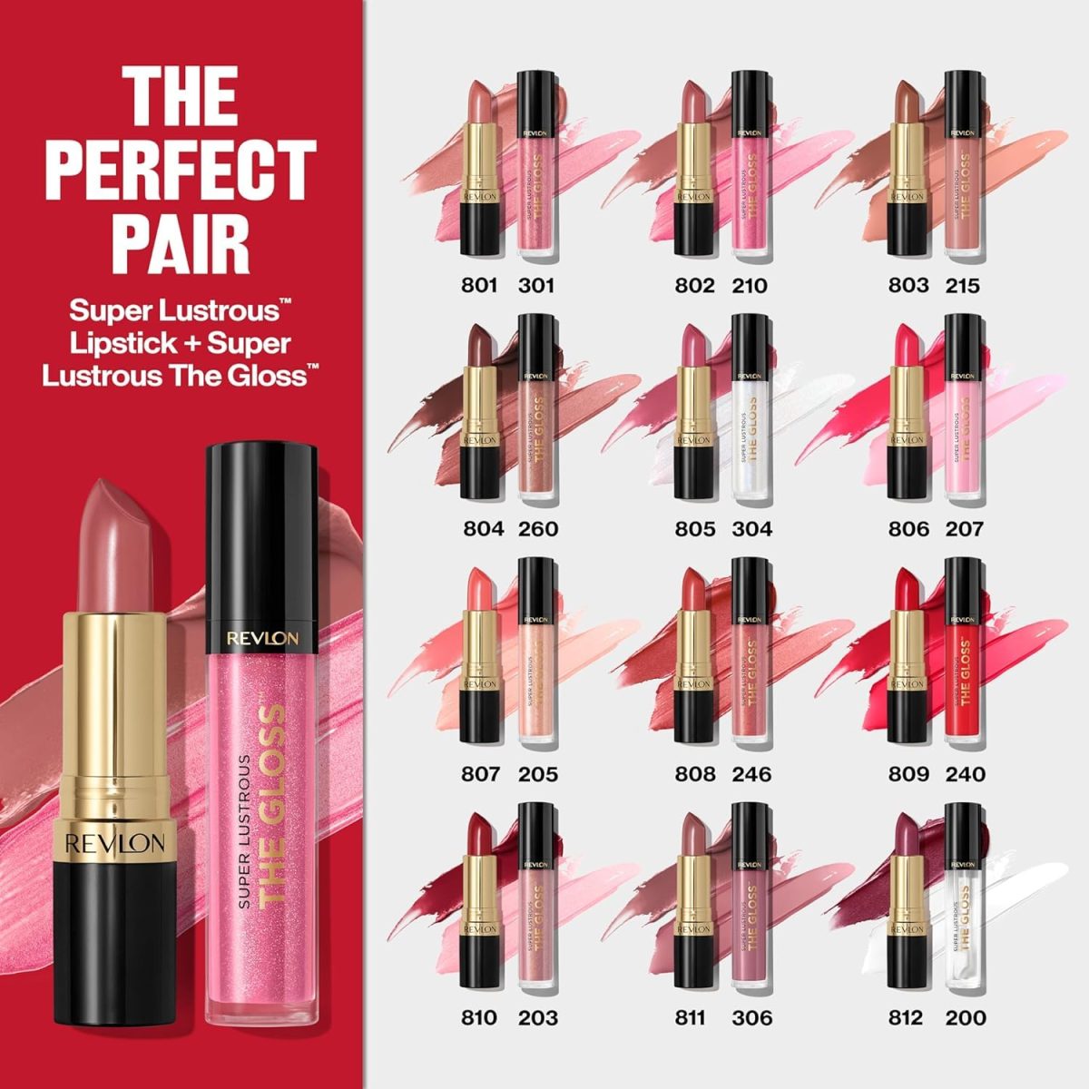 Revlon Super Lustrous The Gloss, Non-Sticky, High Shine Glossy Finish, Lightweight Moisture Enriched With Agave, Moringa Oil Capuacu Butter - Pink Obsessed - Image 10