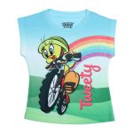 Looney Tunes by Wear Your Mind Girl's Regular Fit T-Shirt