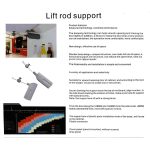 HEAVENGLOW Cabinet Door Support Rod Adjustable Lift up Strut for Cabinet Wardrobe Flaps - Image 6