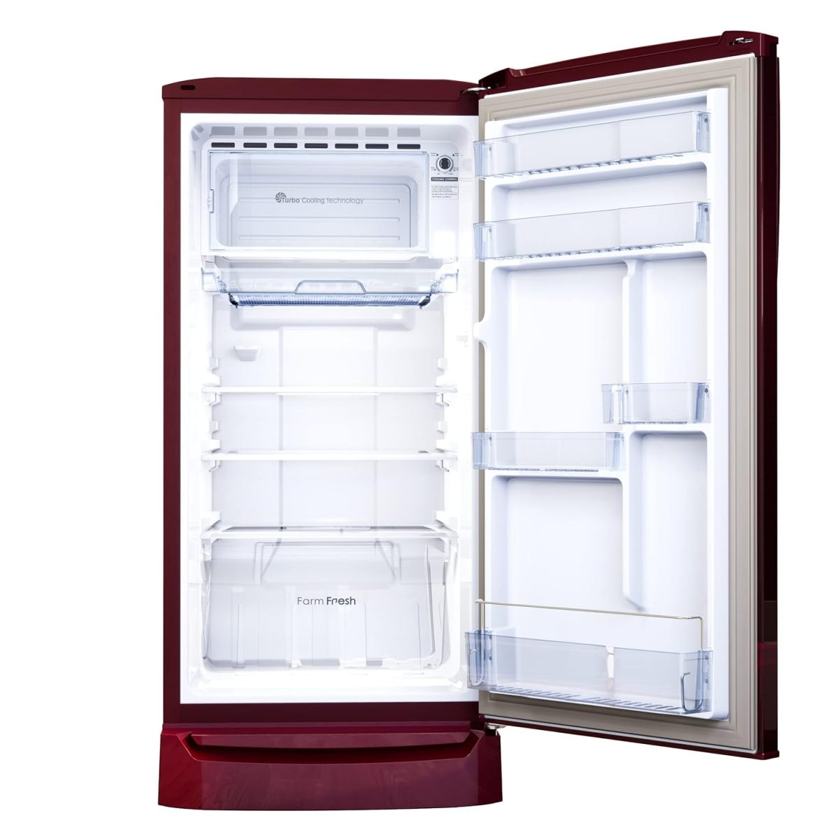 Godrej 180 L 3 Star Direct Cool Turbo Cooling Technology With Upto 24 Days farm Freshness Single Door Refrigerator (RD ERIOPLS 205C THF AZ WN, Azure Wine) - Image 3