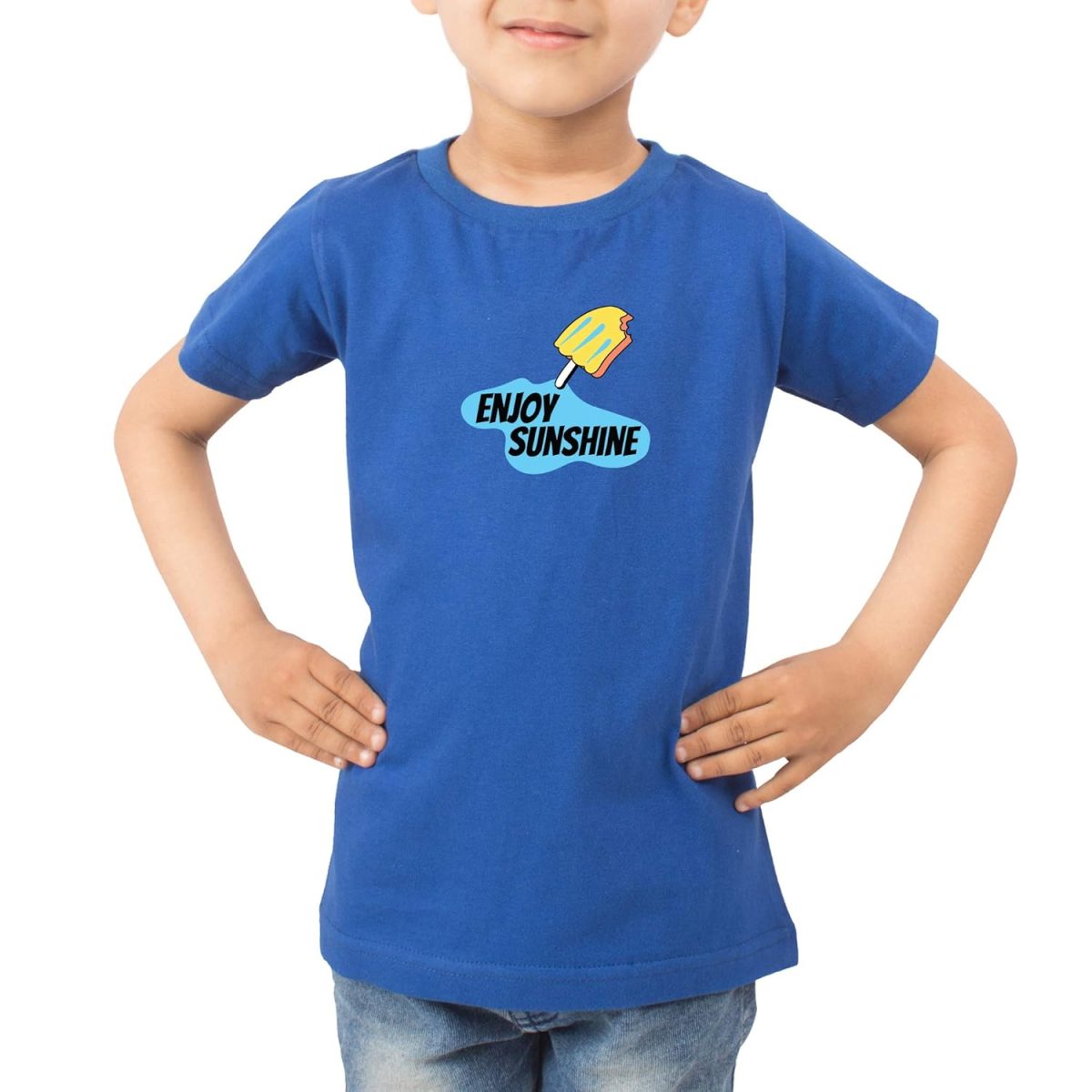 FADE COLLECTION - Enjoy Sunshine Kids T-Shirt (Boys/Girls) - Image 3
