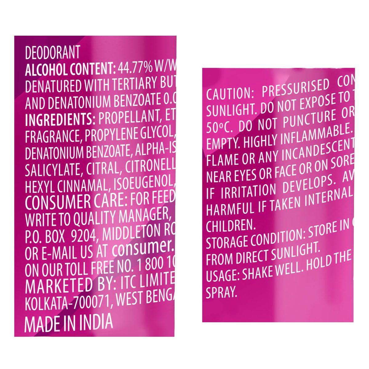 Engage Floral Zest Deodorant for Women, Citrus and Floral, Skin Friendly Deo, 150ml Body Spray - Image 10