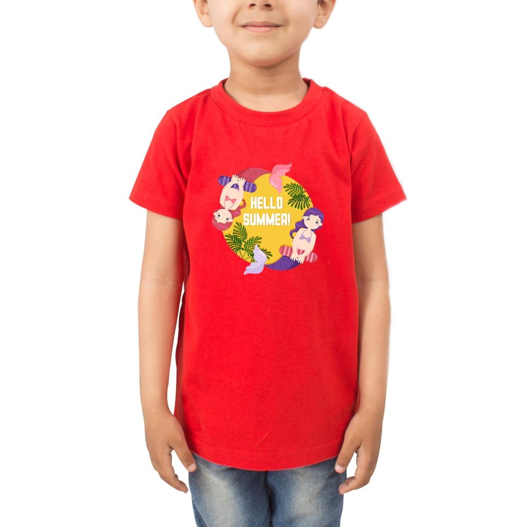FADE COLLECTION - Hello Summer Kids T-Shirt (Boys/Girls)