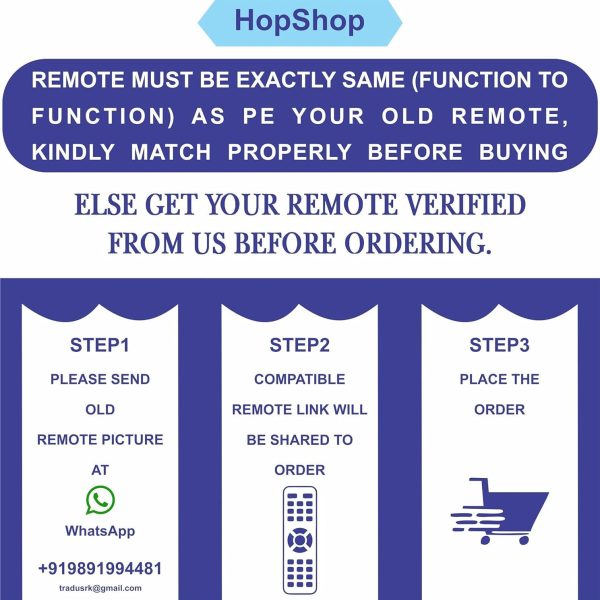 HopShop Air Conditioner Remote for Blue Star Split/Window AC Remote Control (AC-01)