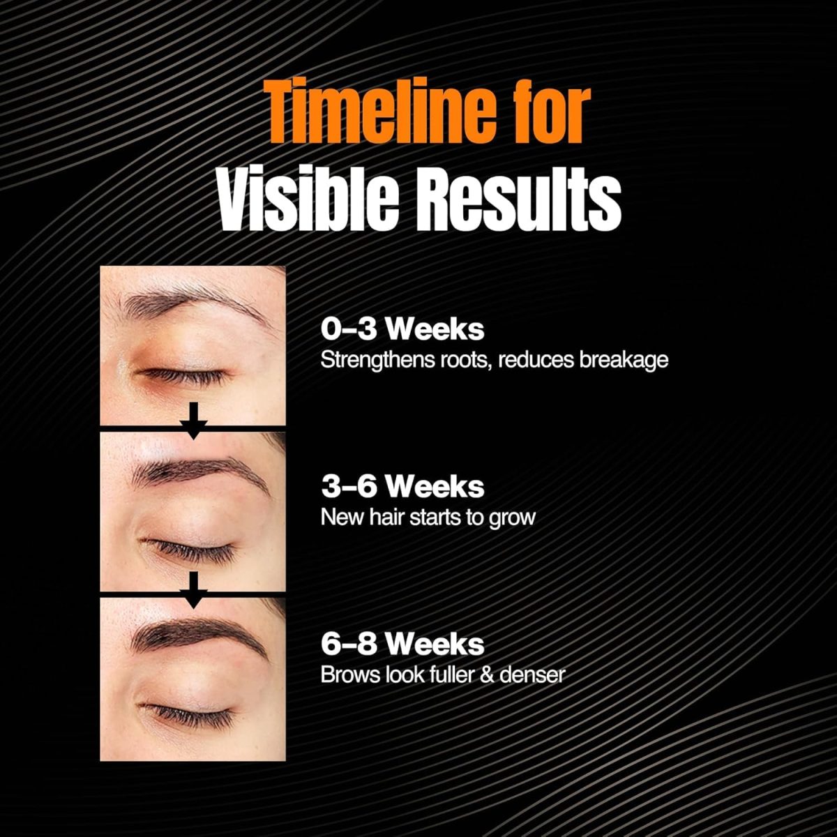 Nourish Mantra Brow Growth Serum | eyelash serum for Brow and lash Hairs Growth, volume & Thickness | Formulated with Redensyl, Biotin, Peptides & Amino Acids | 100% Eye Safe & Fragrance Free - 10 ml - Image 4