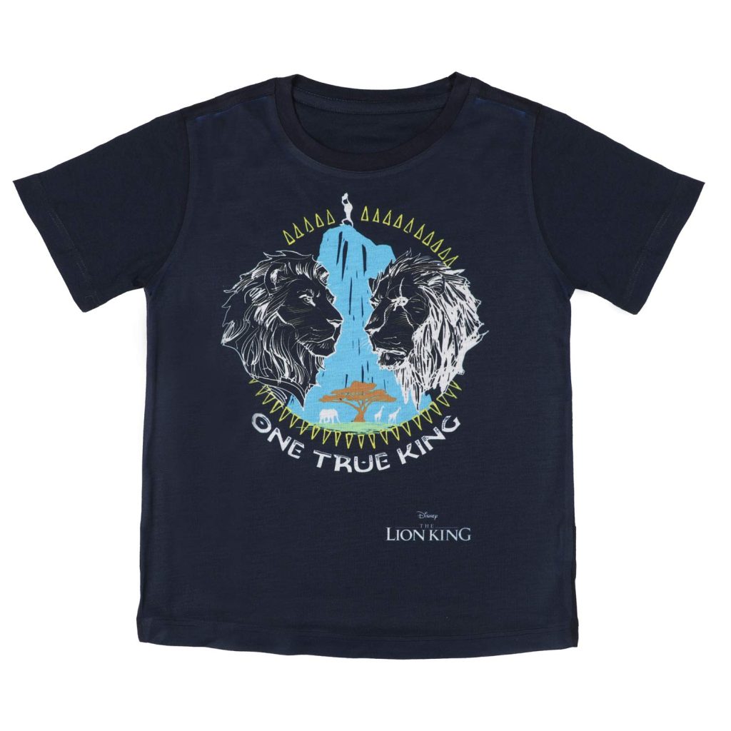 Lion King by Wear Your Mind Boy's Solid Regular Fit T-Shirt