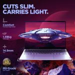 (Refurbished) Lenovo Yoga Slim 7 Intel Core Ultra 5 125H Built-in AI 14"(35.5cm) WUXGA-OLED 400Nits Laptop (16GB/512GB SSD/60Hz/100% DCI-P3/Win11/MSO 21/1Yr ADP Free/Alexa/3 month Game Pass/Grey/1.39Kg), 83CV003MIN - Image 3
