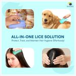 Sanas Lice And Nits Removal Comb Lice Comb 3Pcs Lice Removal Machine For Women And Kids Dandruff Remover Eggs Removing Comb For Kids Nits R 3Pcs (Multicolour) - Image 7