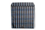 Stylista Washing Machine Cover Compatible for LG 11 kg semi Automatic Top Loading P1145SRAZ Checks Grey - Image 7