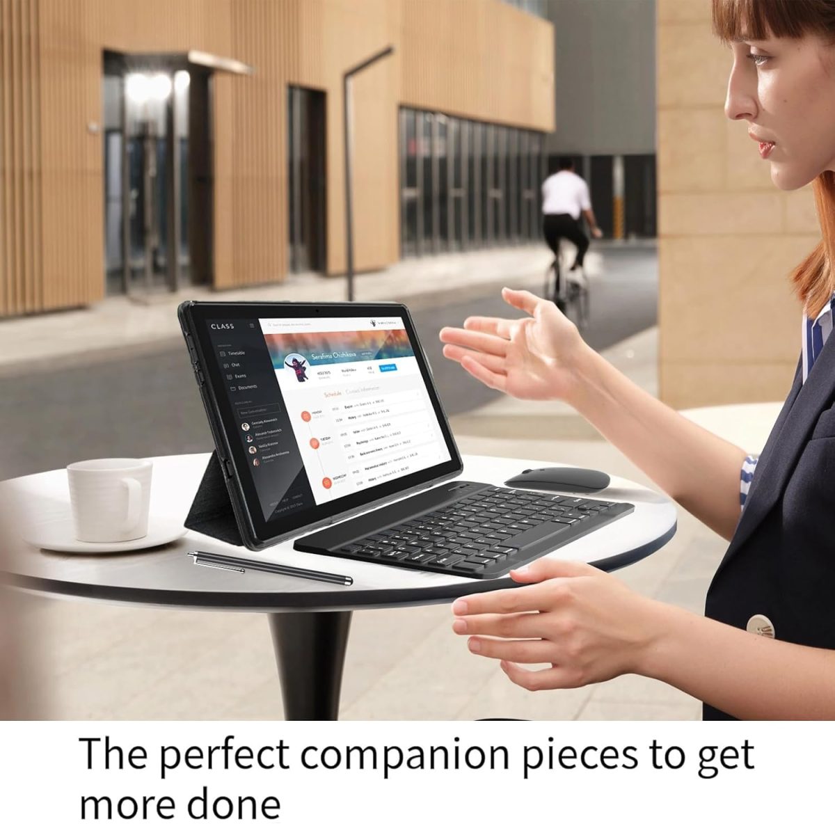 2025 Android 15 Tablet, 12GB+64GB+1TB Expansion, 10" Tablet Productivity Package with Keyboard Case, Stylus Pen, Octa-Core CPU, Dual Camera, WiFi6, 6000mAh Battery + 18W Fast Charge - Image 6