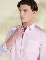 Symbol Premium Men's Pure Linen Solid Casual Shirt (Regular Fit) - Image 4