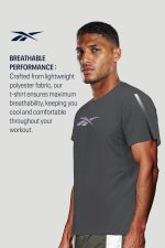Reebok Men's Printed Regular Fit T-Shirt - Image 3