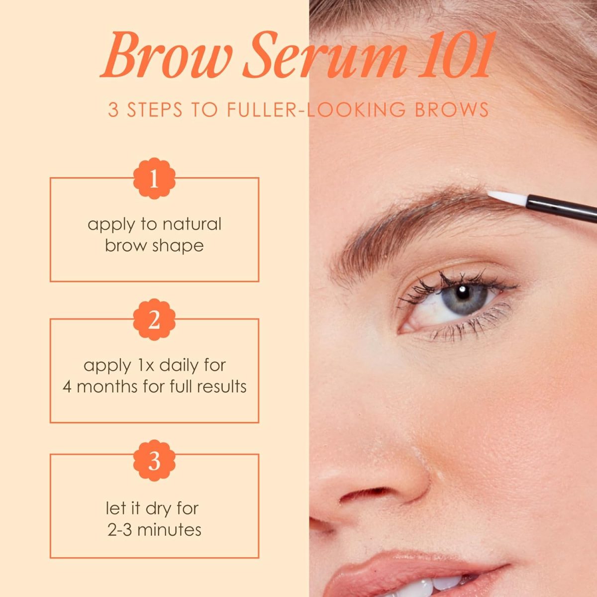 Grande Cosmetics GrandeBROW Brow Enhancing Serum, 8 Week Starter Supply, 1.5mL - Image 5