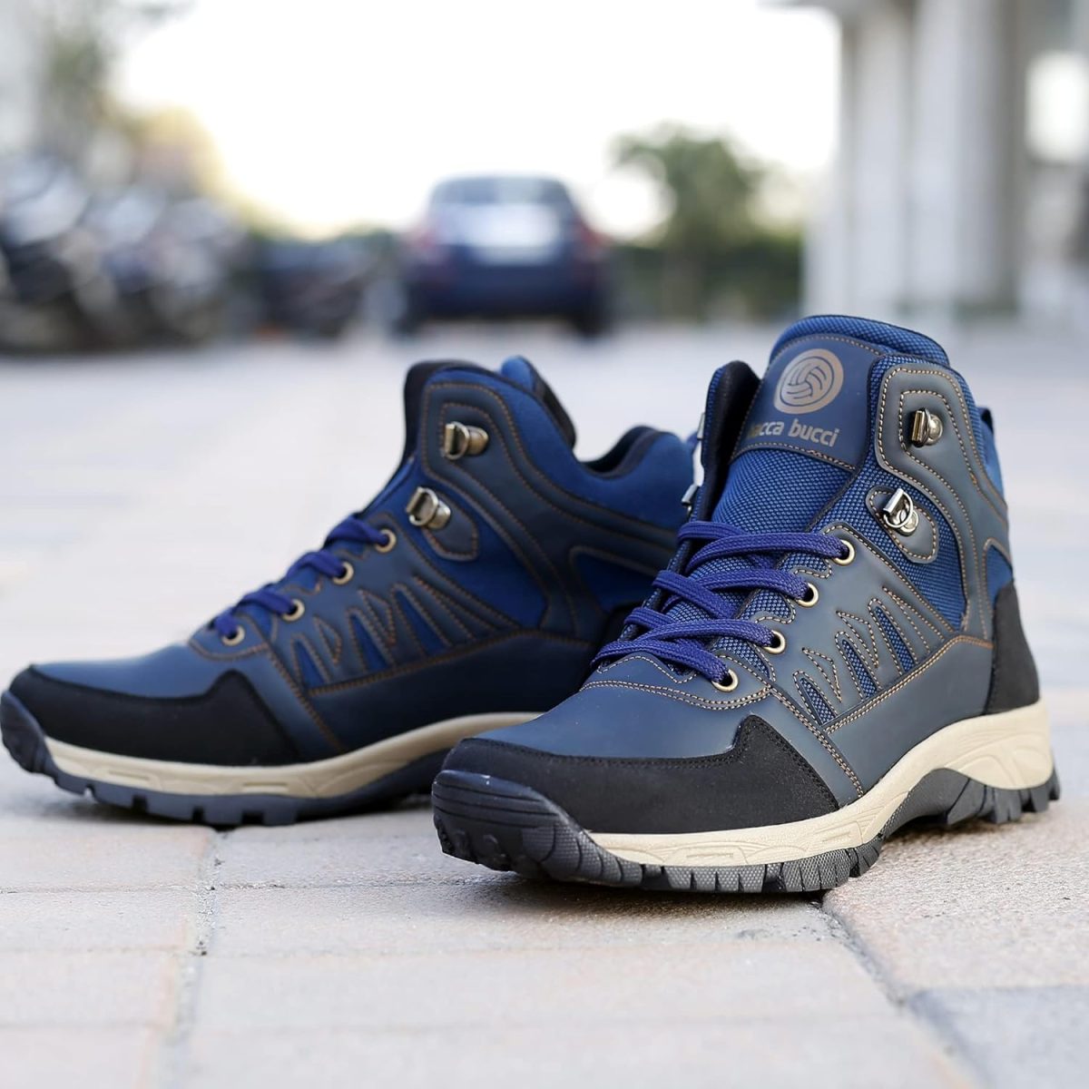 Bacca Bucci Men Lace Up Hiking Boot - Image 2