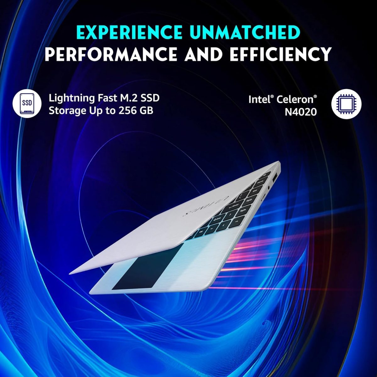 FUTOPIA Ultimus Lite Intel Celeron Dual Core N4020 - (8 Gb/256 Gb Ssd/Windows 11 Home) Nu14U4Inc54Bn-Cs Thin and Light Laptop (14.1 Inch, Cloud Silver) - Image 7