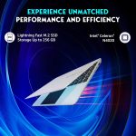 FUTOPIA Ultimus Lite Intel Celeron Dual Core N4020 - (8 Gb/256 Gb Ssd/Windows 11 Home) Nu14U4Inc54Bn-Cs Thin and Light Laptop (14.1 Inch, Cloud Silver) - Image 7