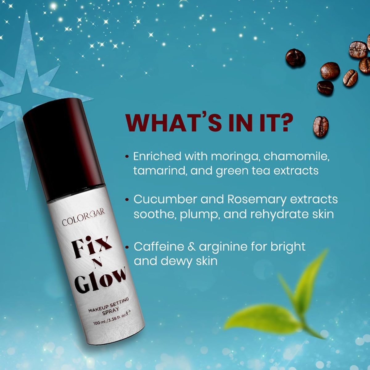 Colorbar Fix N Glow Makeup Setting Spray,1 Count - Image 3