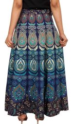 Sahaj Paridhan Jaipuri Print Cotton Wrapskirt - Image 3