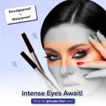 Uroparis Gel Eyes Kajal Pencil for Women — Long Lasting, Smudge Proof & Waterproof | Up to 12 hrs Wear | Vegan Eyeliner | Smooth & Soft | Use as Kajal or Eyeliner (Deep Black) - 1.2 g - Image 4