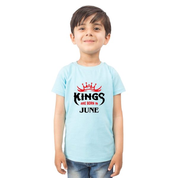 LIMIT Fashion Store Boy's Plain Regular fit T-Shirt (SBKT173f_Sky Blue 13 Years-14 Years)