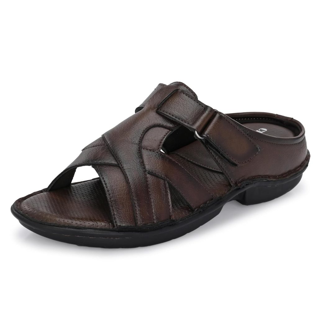 Centrino Men's Thong Sandals | Comfort & Style with Soft Cushioned Insole | Trendy Design with Heel Support |Non Slip Comfortable Walking Slippers (6602)