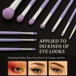 LUVCOSMETIX 17-Piece Makeup Brush & Sponge Set – Includes 13 Premium Synthetic Brushes for Foundation, Powder, Concealer, Blush & Eyeshadow, Plus 4 Soft Blending Sponges With Pouch (Purple) - Image 7