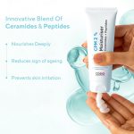 Cos-IQ CPM 2% Ceramides Moisturizer with Peptides for Intense Moisturizing and Skin Strengthening | Barrier Repair Cream | For Oily, Dry, Normal & Sensitive Skin | 100ml - Image 3