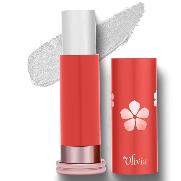 Olivia Skinsync Makeup Stick with SPF 25 | 007 White Candy | Waterproof & Sweatproof Foundation Stick with Inbuilt Moisturizer | Smooth Natural Finish | Evens Skin Tone, Covers Spots & Blemishes | 15g