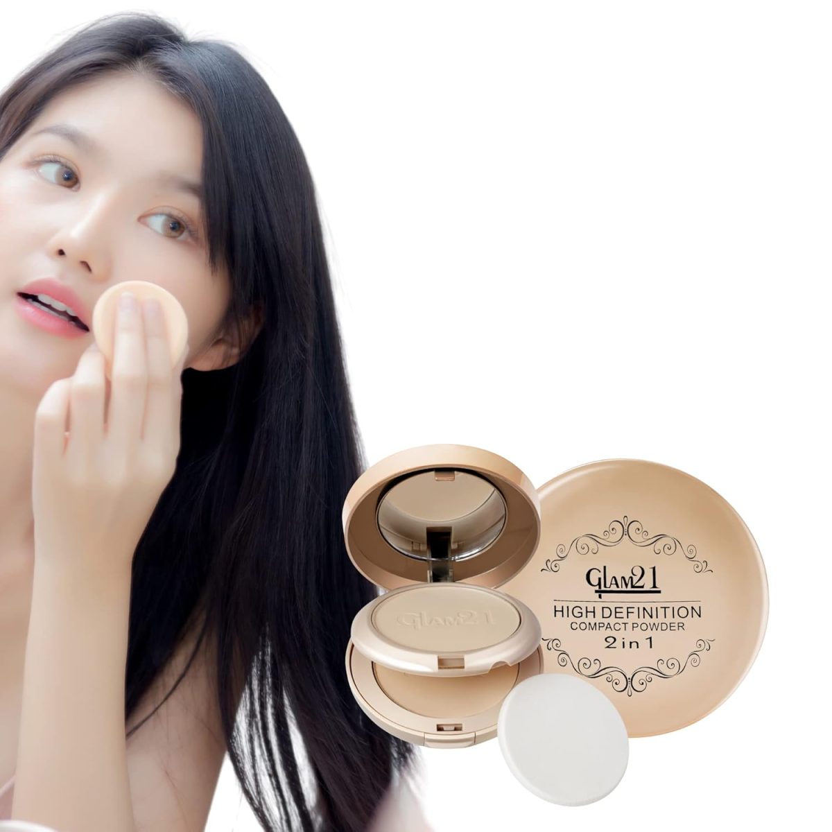 Glam21 High Definition Compact Powder 2-in-1 20g | Long-lasting Mate Finish with Smooth Satin Texture - Image 5