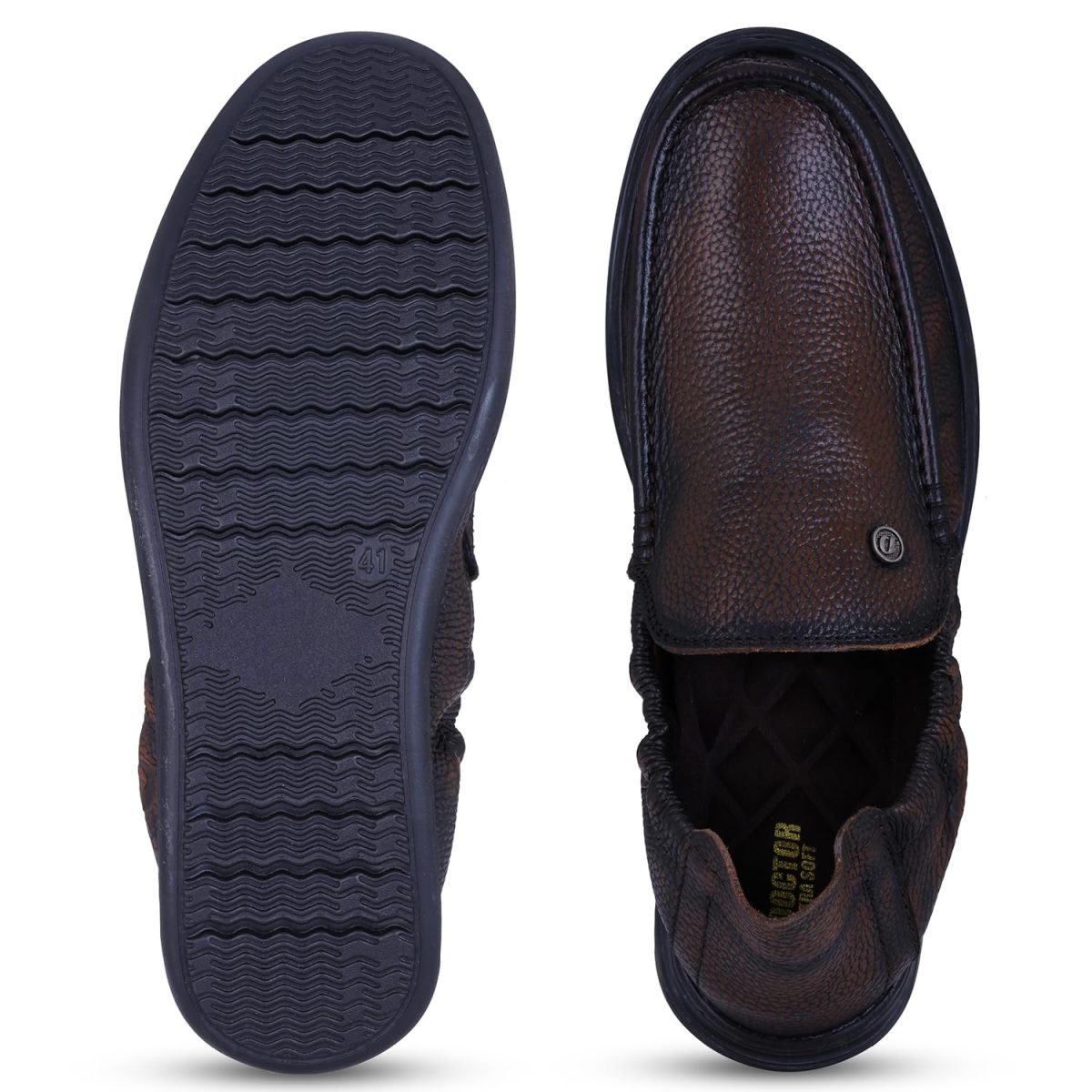 DOCTOR EXTRA SOFT Classic Genuine Leather Formal Shoes for Men with Memory Foam Cushion| Ultra Lightweight & Comfortable|Stylish & Flexible|Parties,Occasions,Office,Wedding,Casual|Black Slip On D-805 - Image 7