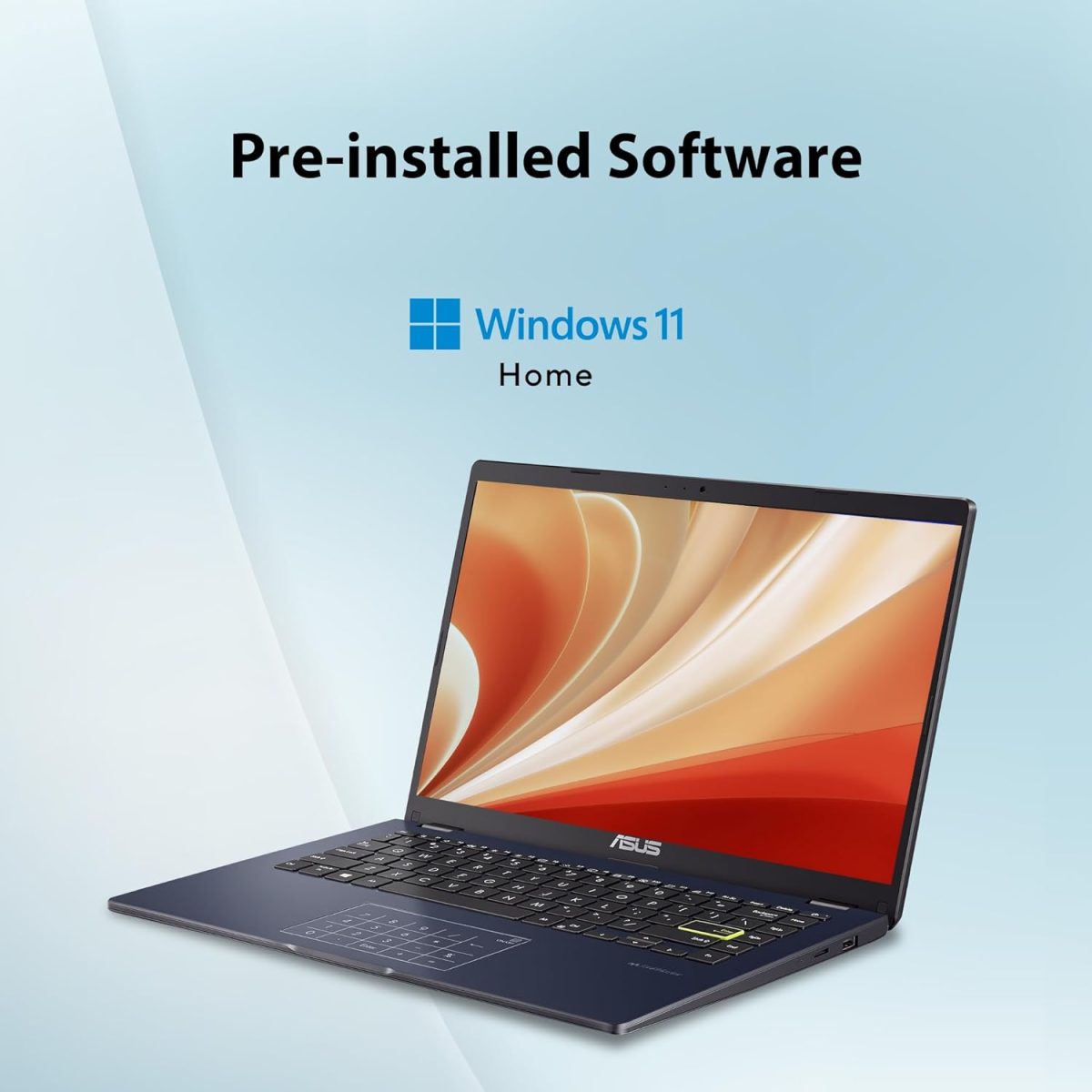 ASUS Vivobook Go 14 (2023), 14" (35.56 cm) FHD (1920 x 1080) 16:9, Intel Celeron N4500, Thin and Light Laptop (8GB RAM/256GB SSD/Integrated Graphics/Windows 11 Home/Black/1.3 Kg), E410KA-EK013W - Image 5