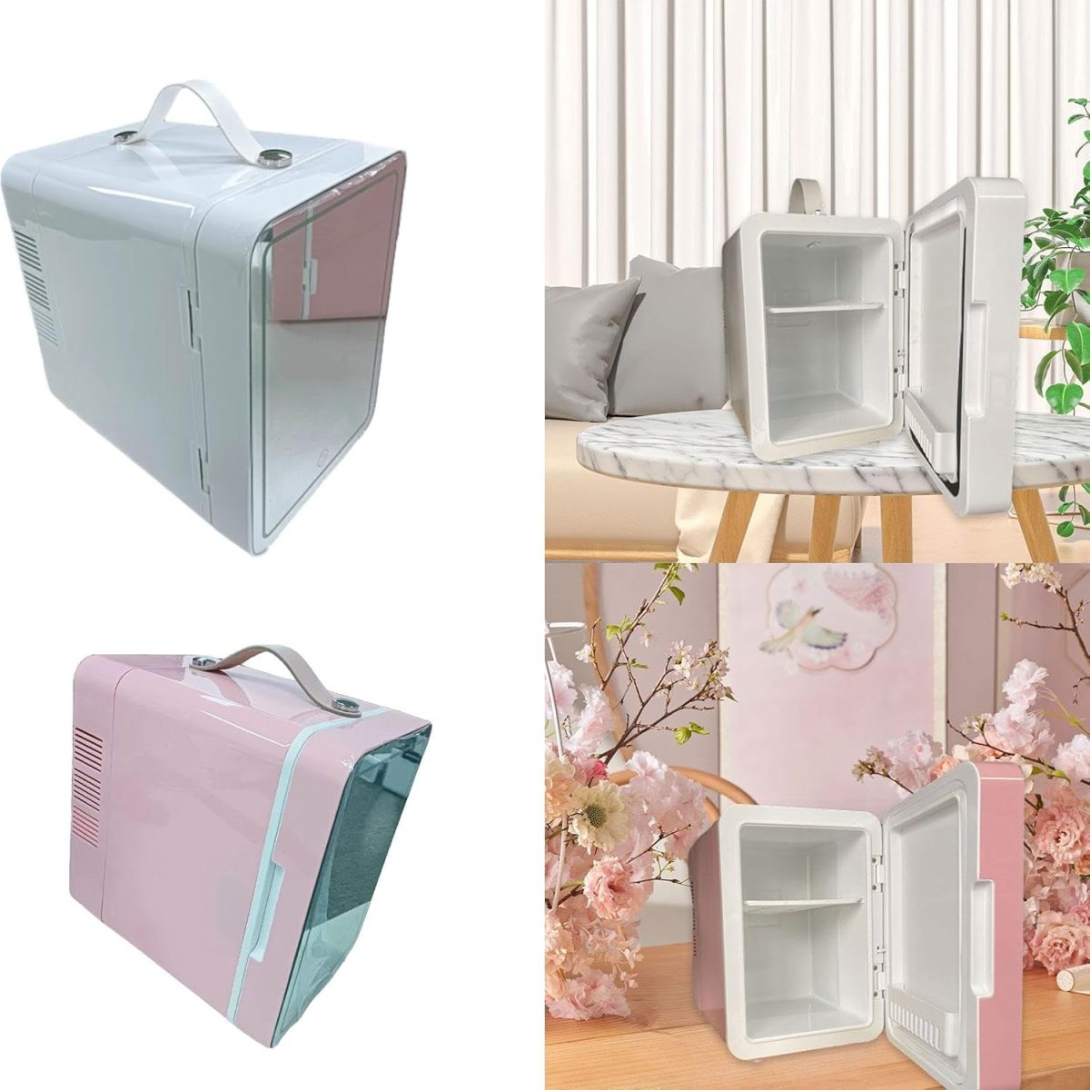ARTISOUL® Portable Refrigerator Personal Beauty Refrigerator for Makeup Dorm Traveling White | Major Appliances | Refrigerators & Freezers | Mini Fridges - Image 7