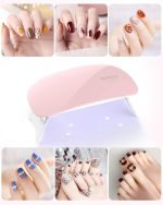 SUNUV Uv Nail Lamp,Sun Mini2 6W Led Nail Lamp For Gel Polish With 2 Timing Setting (45S/60S, Pink) - Image 7
